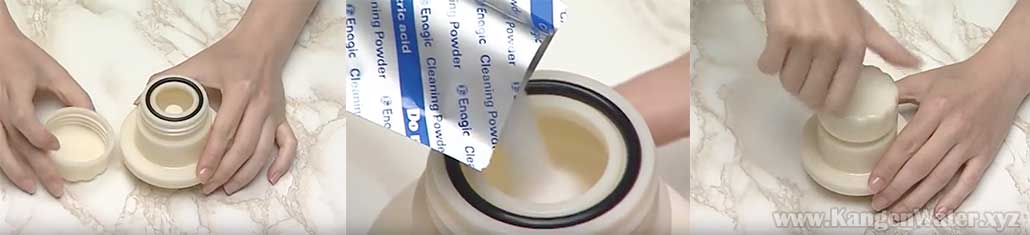 kangen water cleaning tutorial