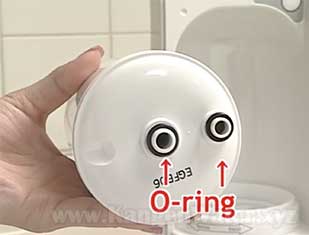 black o ring kangen water filter